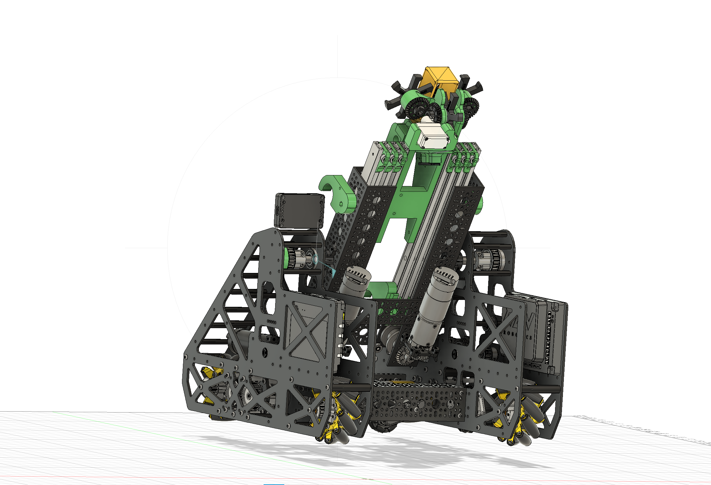 VIK Robot - CAD rear side